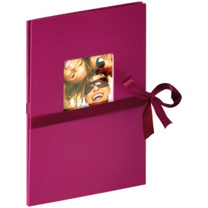 Album foto Walther Leporello Fun - 12 fotografii 10x15 cm și 13x18 cm, cu legătură decorativă și copertă neagră