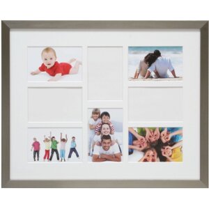 Rama foto cu pasepartout argint, plastic S41VD1P