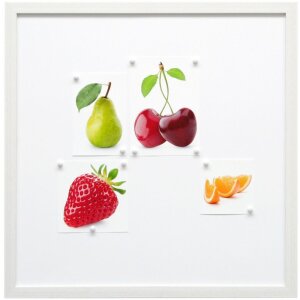 Perete magnetic alb S41VF1M - pentru fotografii și decorații