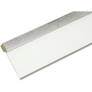 Ramă foto Deknudt Silber Holz S43AD1 – lemn nobil, finisaj argintiu antic