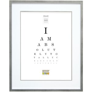 Ramă foto Deknudt Silber Holz S43AD1 – lemn nobil, finisaj argintiu antic