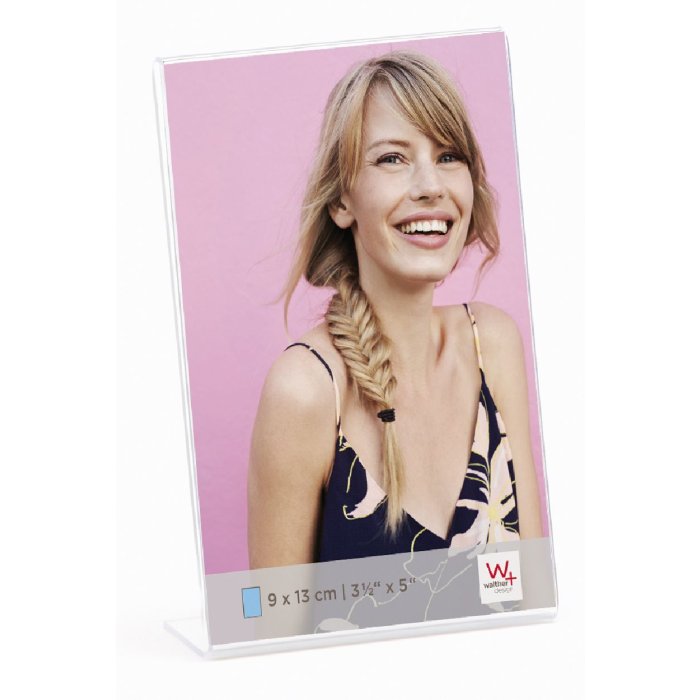 Walther Acryl-Portraitrahmen 9x13 cm Hochformat bruchsicher kristallklares Glas