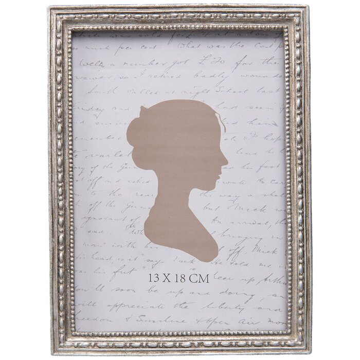 2F0489L Clayre Eef - Fotorahmen silber antik