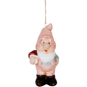 Clayre & Eef Deko-Anhänger ZWERG 4x3x8 cm bunt...