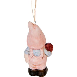 Clayre & Eef Deko-Anhänger ZWERG 4x3x8 cm bunt gestaltet