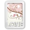 Rama foto Grazia din poliester 10x15 cm cu inscripția „Love”