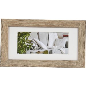 Henzo Bilderrahmen Modern 10x20 cm mittelbraun MDF...