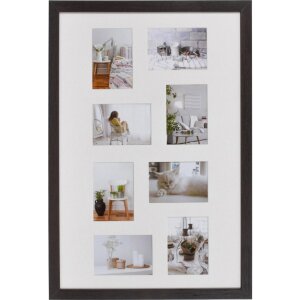 Fotogalerie Modern 50x75 cm dunkelbraun 8 Fotos 13x18 cm