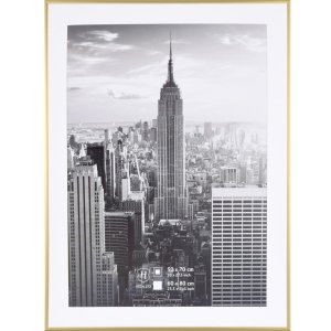 Henzo Bilderrahmen Manhattan 60x80 cm gold Alurahmen mit...