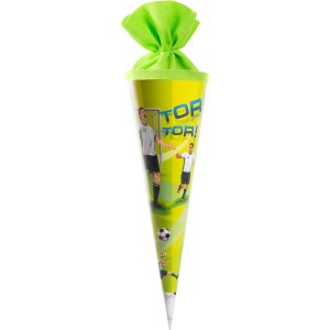 Goldbuch Schultüte Fußballer 35 cm bunt grün