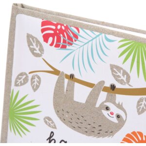 Goldbuch Poesiealbum Happylife Faultier 96 Seiten 16,5x16,5cm bunt