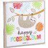 Goldbuch Poesiealbum Happylife Faultier 96 Seiten 16,5x16,5cm bunt