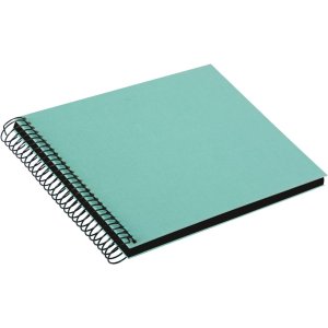 Goldbuch Spiralalbum Bella Vista aqua 23x17 cm 40 schwarze Seiten
