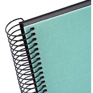 Goldbuch Spiralalbum Bella Vista aqua 23x17 cm 40 schwarze Seiten