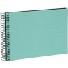 Goldbuch Spiralalbum Bella Vista aqua 23x17 cm 40 schwarze Seiten