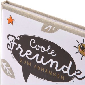 Goldbuch Freundebuch Happylife Faultier A5 15x21 cm mit 88 Seiten