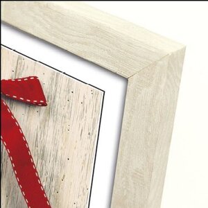 ZEP Holzrahmen Basic M48 Braun Weiß Normalglas Blockprofil bis 30x40 cm