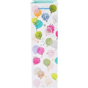 Pungă de cadou Goldbuch Happy Balloons – colorată cu relief, 4 dimensiuni