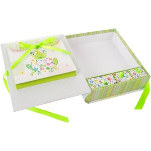 Set ambalaje de cadou Turnowsky Happy Frog – șoarece, imprimare artistică cu relief