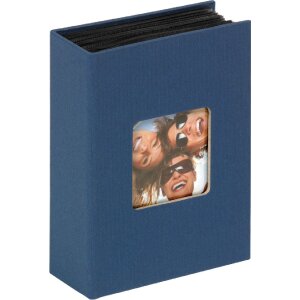 Walther Minimax Einsteckalbum Fun 100 Fotos 10x15 cm blau...