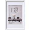 Walther Kunststoffrahmen Steel Style 50x60 cm Weiß Passepartout 40x50 cm