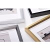 Walther Kunststoffrahmen Steel Style 50x70 cm gold mit Passepartout 40x60 cm