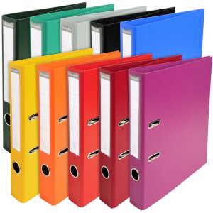 Folder Exacompta A4 Premium PVC 50 mm, mecanism cu 2 ringuri