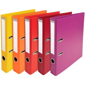 Folder Exacompta A4 Premium PVC 50 mm, mecanism cu 2 ringuri