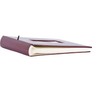 Album foto Henzo Jumbo 30x30 cm, copertă din piele artificială, 100 pagini albe cu hârtii de pergament