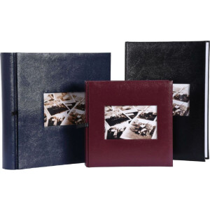 Album foto Henzo Jumbo 30x30 cm, copertă din piele artificială, 100 pagini albe cu hârtii de pergament