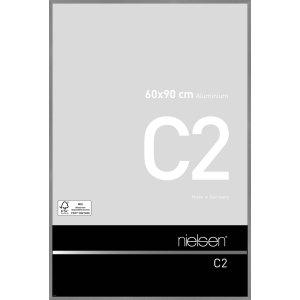 Nielsen Aluminium Wechselrahmen C2 60x90 cm struktur grau...