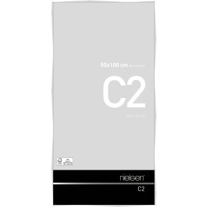 Nielsen Alurahmen C2 weiß glanz 50x100 cm
