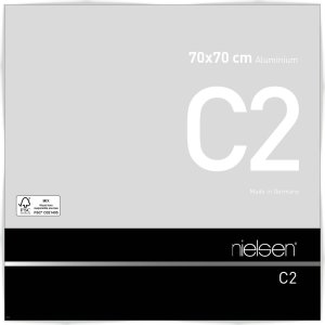 Nielsen Alurahmen C2 weiß glanz 70x70 cm