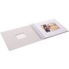 HNFD Spiralalbum BULDANA 23x17 cm 40 weiße Seiten Papiereinband Spiralbindung