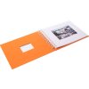 HNFD Spiralalbum BULDANA 23x17 cm 40 weiße Seiten Papiereinband Spiralbindung