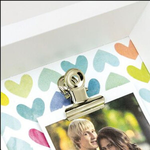 ZEP Doppelrahmen INSTA FUNNY Holzrahmen mit Clips für 2 Fotos 5 3x8 5 cm