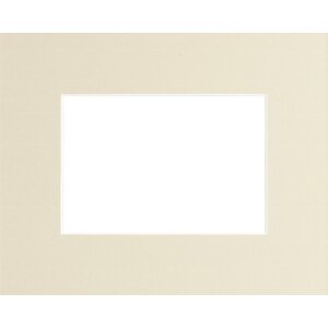 Standard-Passepartout Ceanothe 40x50 cm mit 24x30 cm biskuit
