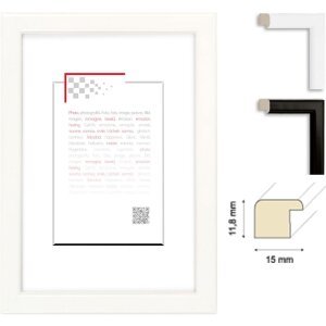 Ceanothe Holzrahmen River 10x15 cm bis 40x50 cm Schwarz...