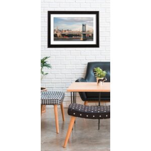 Ceanothe Holzrahmen River 10x15 cm bis 40x50 cm Schwarz...