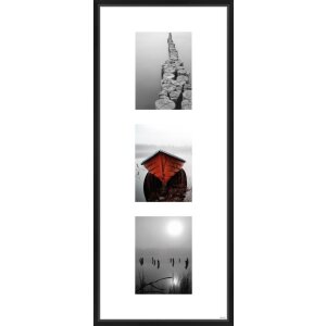 Nielsen Alurahmen Gallery Junior schwarz 3 Fotos 13x18 cm...