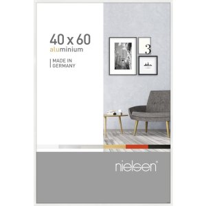 Nielsen Design Alurahmen Pixel 40x60 cm weiß glanz