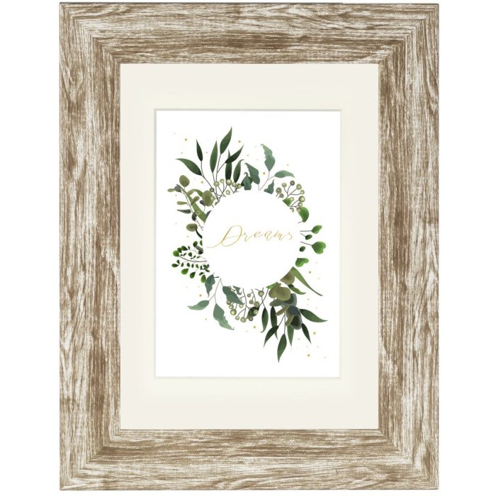 Kunststoffrahmen Chalet, Braun, 20 x 30 cm