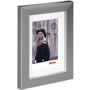 Kunststoffrahmen Valentina, Grau, 30 x 40 cm