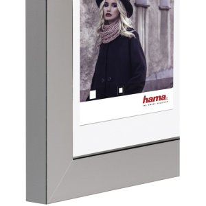 Kunststoffrahmen Valentina, Grau, 30 x 40 cm