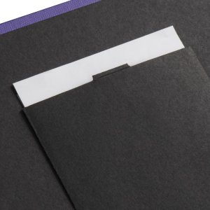 Spiral-Album Fine Art, 24 x 17 cm, 50 schwarze Seiten, Flamingo