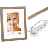 Râmă foto din lemn bronz S43AD2, finisaj bronz, 9x13 cm - 30x40 cm