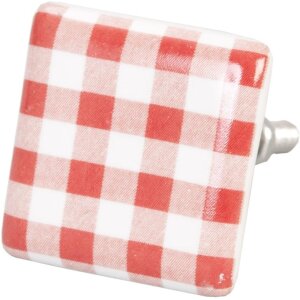 Buton pătrat Clayre & Eef – variante de design, 3 cm sau 3,5 cm