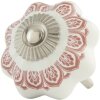 Mărcuță decorative în formă de floare Clayre & Eef, 4 cm, design nostalgic