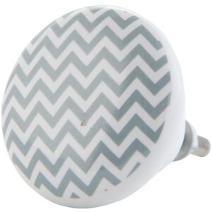 Buton decorativ ceramic pentru mobilier, 4 cm, diverse designuri