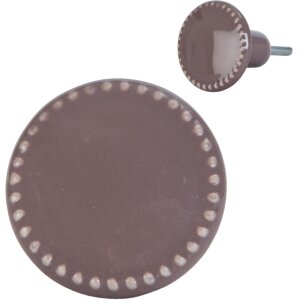 Buton decorativ ceramic pentru mobilier, 4 cm, diverse designuri